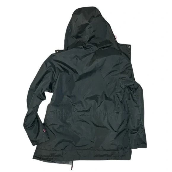 Free Country Black Waterproof Lined Jacket with Pink Logo - Picture 5 of 8